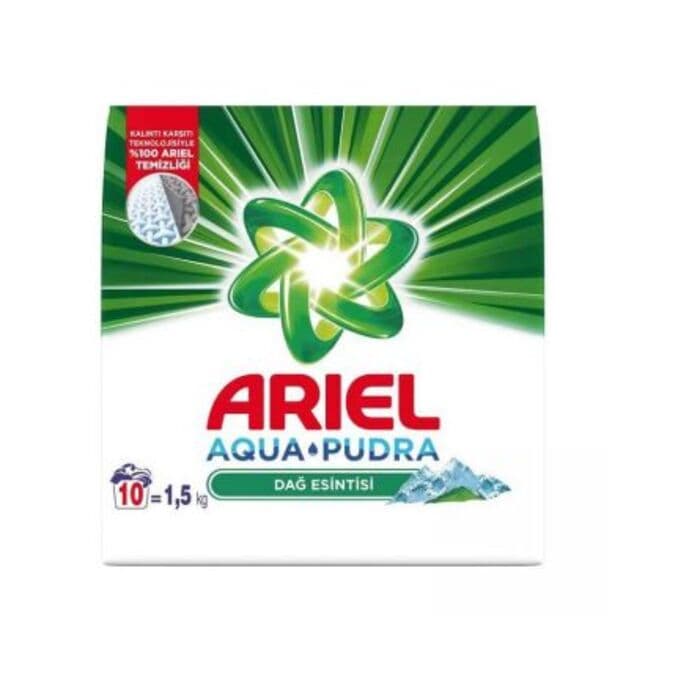 Çamaşır Deterjanı Toz Aqua Pudra Dağ Esintisi 1.5 Kg