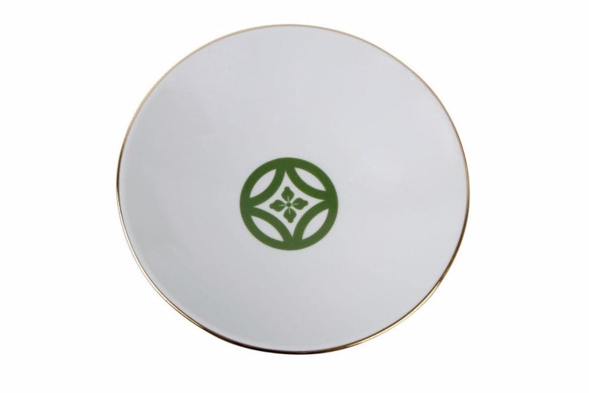 Porland Morocco Desen1 Yeşil Çukur Tabak 20 cm