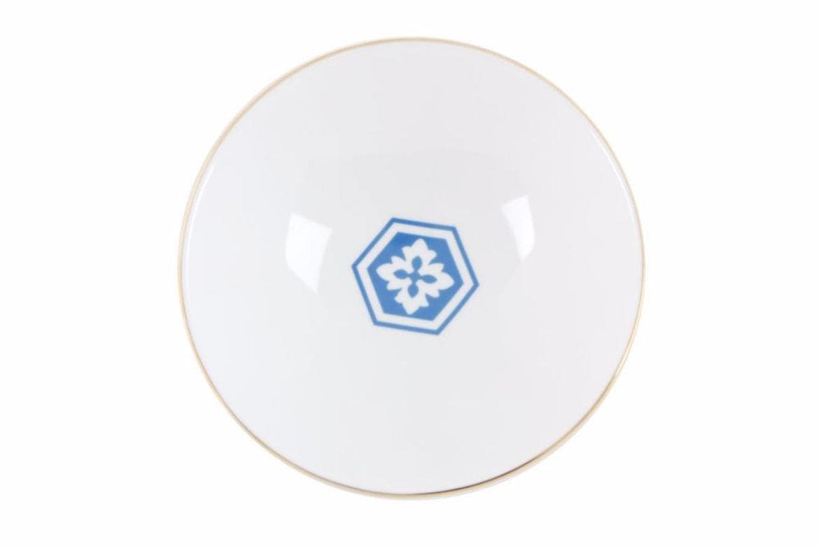 Porland Morocco Desen2 Mavi Çukur Tabak 20 cm
